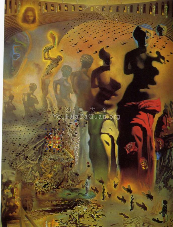 幻觉中的西班牙斗牛士 - 萨尔瓦多·达利